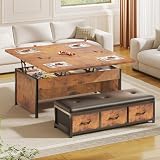 8 Best Storage Coffee Tables with Hidden Drawers for Clutter-Prone Rooms