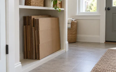 Store Empty Moving Boxes in a Small Apartment